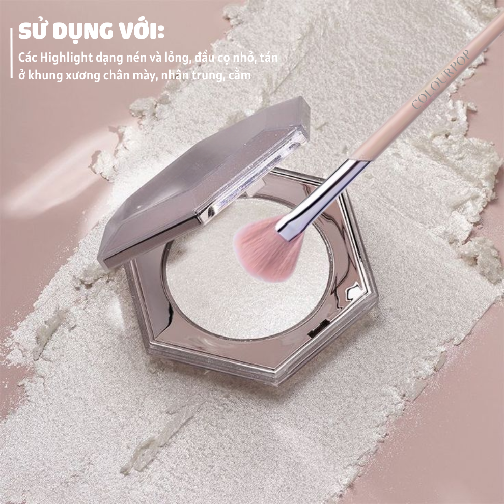 Cọ Highlight Hình Quạt Bắt Sáng COLOURPOP Fan Highlight Brush C208